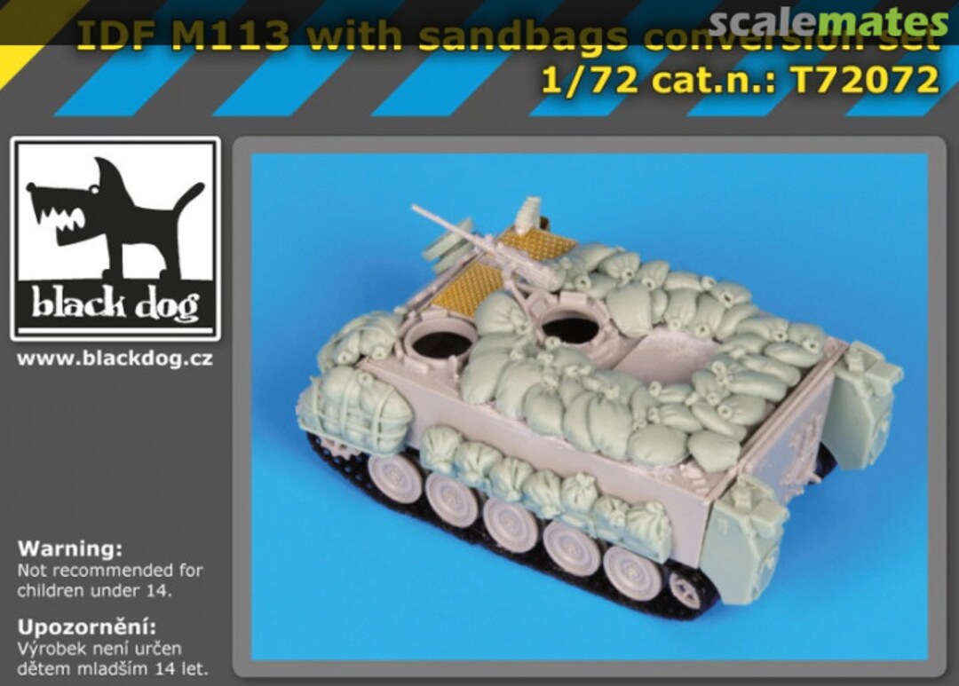 Boxart IDF M113 with Sandbags Conversion Set T72072 Black Dog