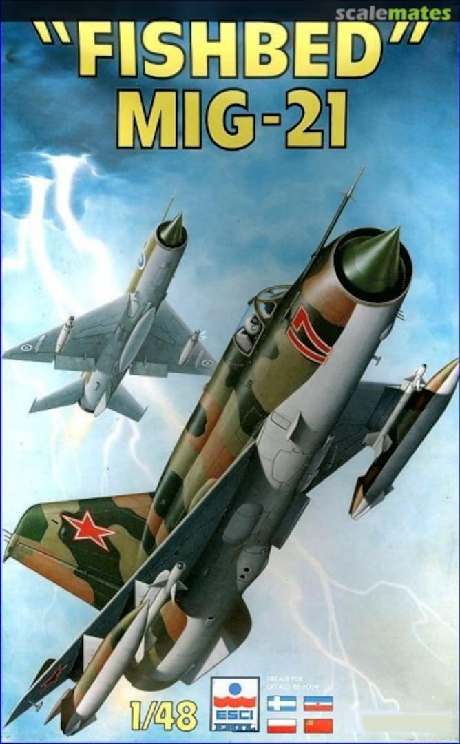 Boxart MiG-21MF/bis/SMT Fishbed 4090 ESCI