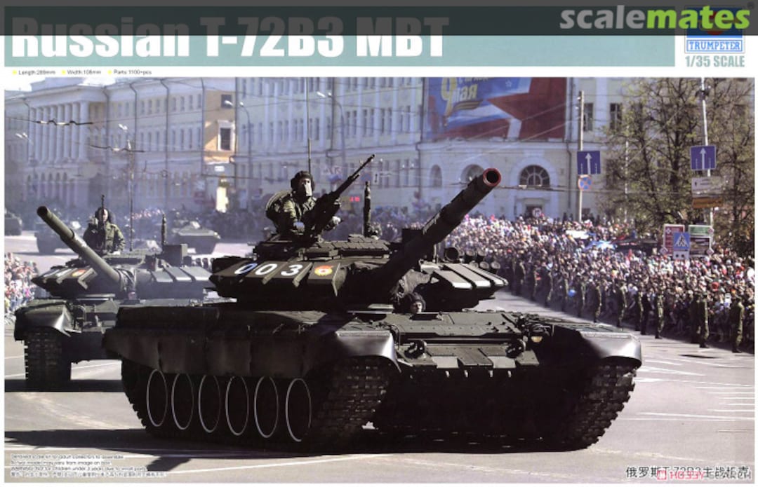 Boxart T-72B3 MBT 09508 Trumpeter