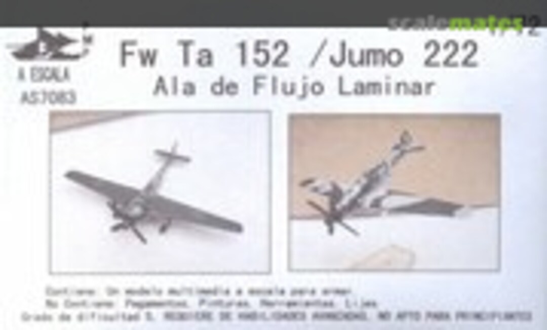 1:72 Focke Wulf Ta152/Jumo222 LW (AESCALA AS7083)