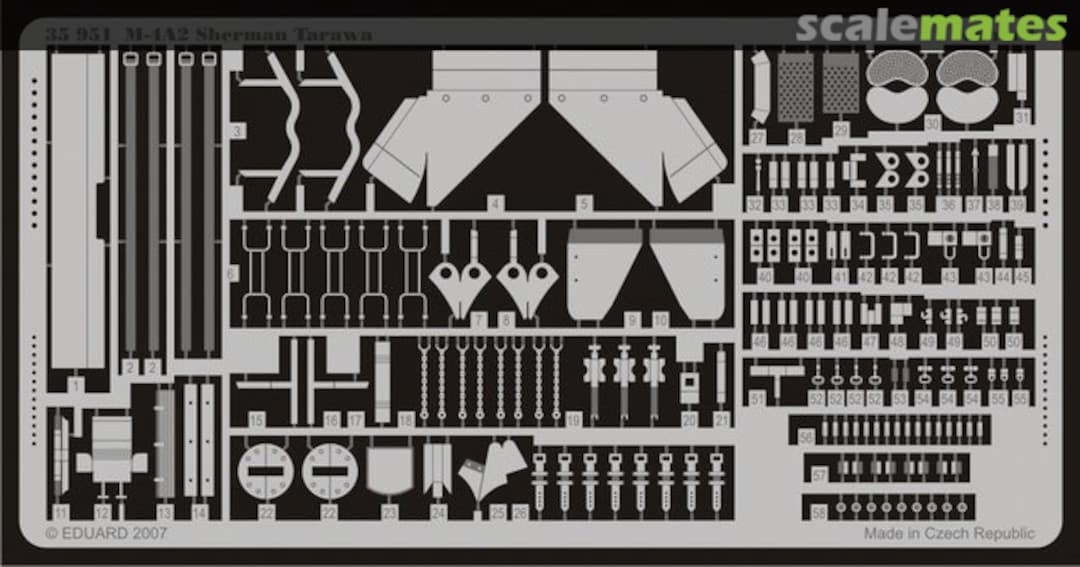 Boxart M4A2(75) Sherman “Tarawa” 35951 Eduard