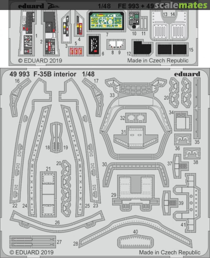 Boxart F-35B interior 49993 Eduard