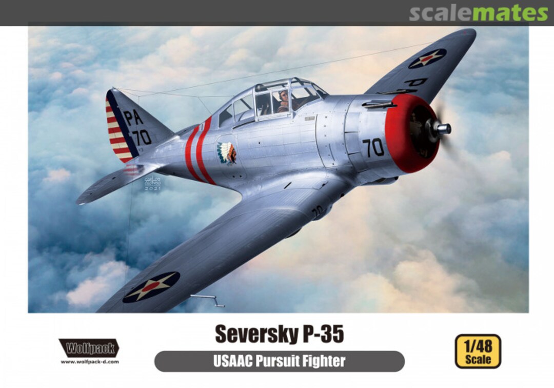 Boxart Seversky P-35 WP14814 Wolfpack