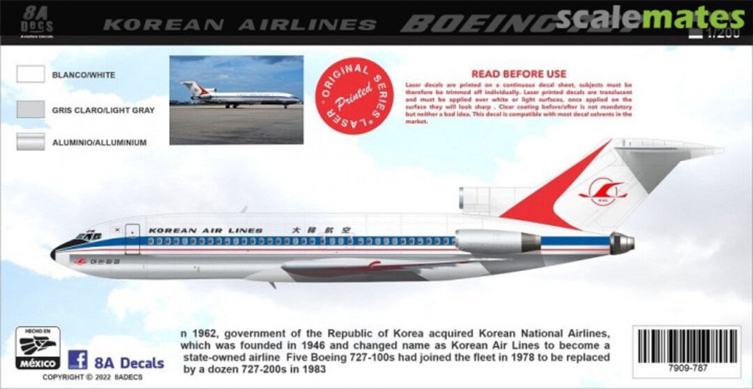 Boxart Boeing 727 7909-788 8aDecs