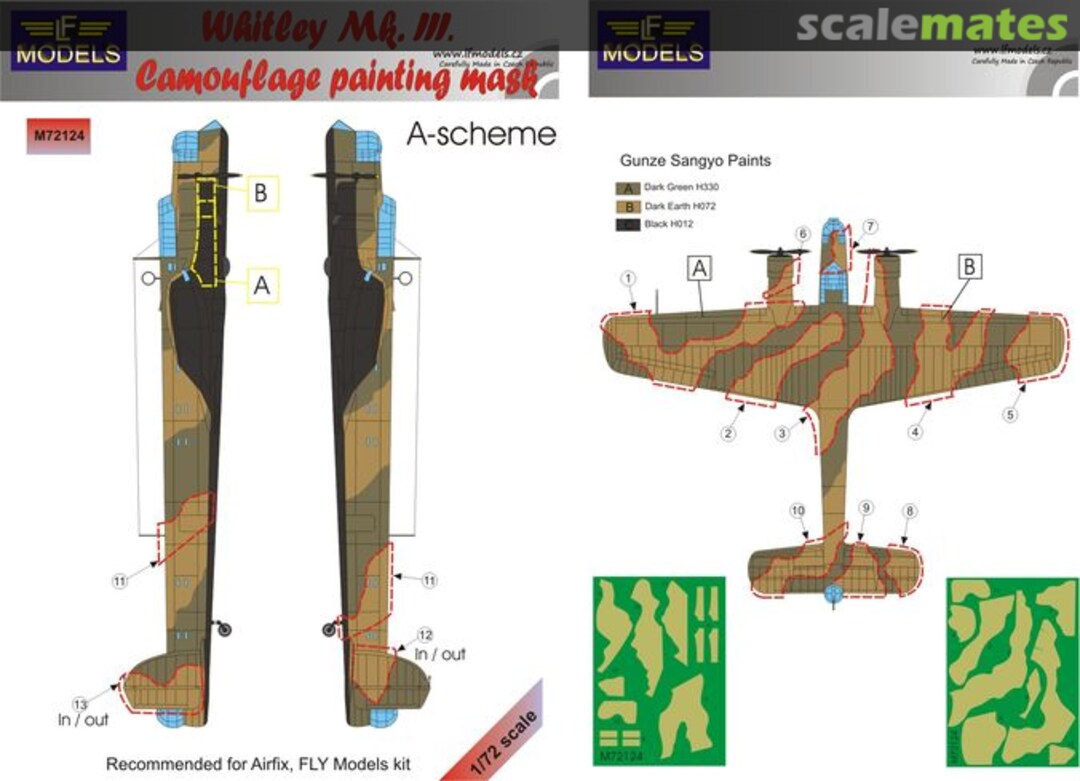 Boxart Whitley Mk.III M72124 LF Models