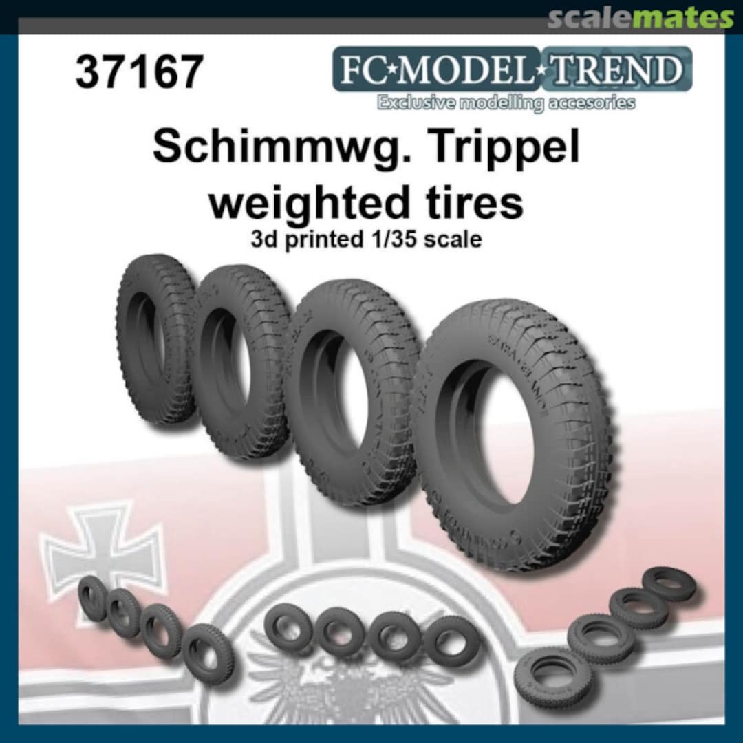 Boxart Schwimmwagen Trippel SG 6/38 weighted tires 37167 FC Model Trend