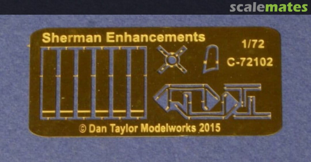 Boxart Sherman Enhancements (1/72) C-72102 Dan Taylor Modelworks