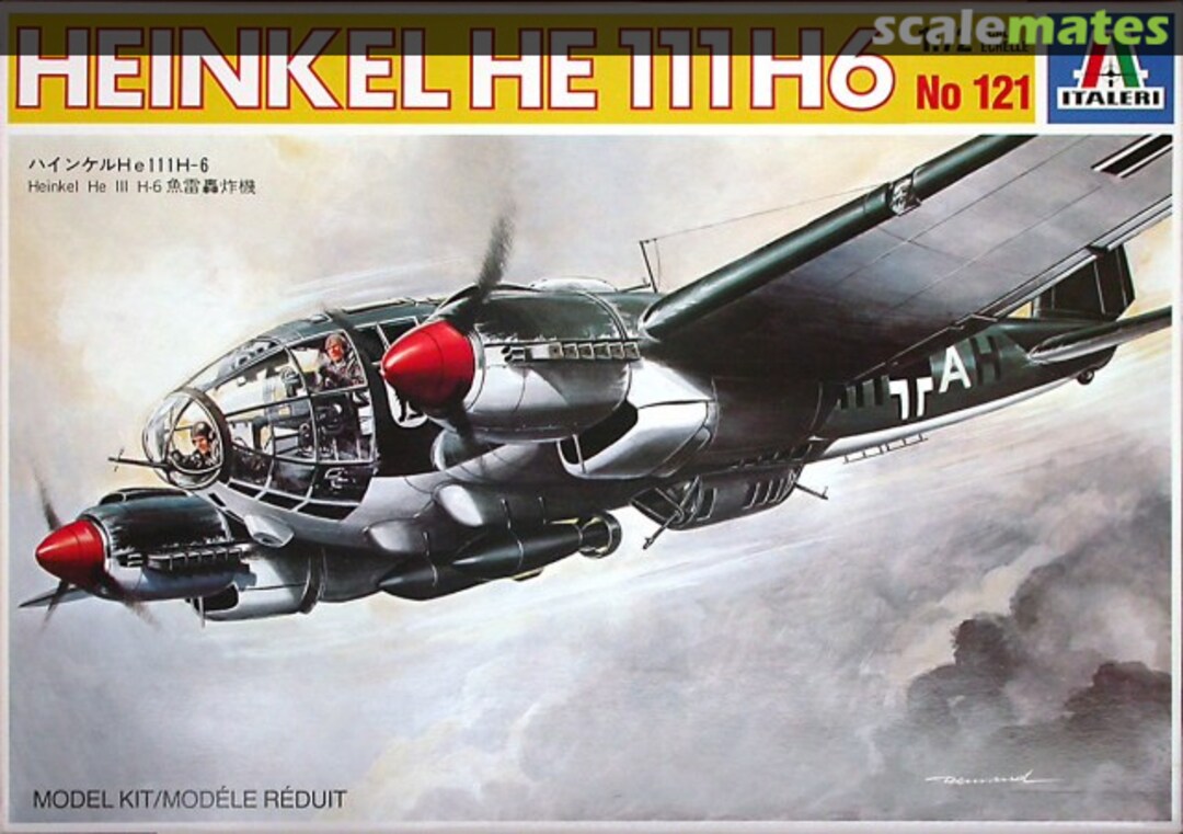 Boxart Heinkel He 111H6 121 Italeri