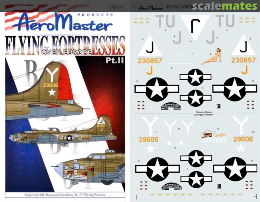 Boxart Flying Fortresses Over Europe 72-211 AeroMaster