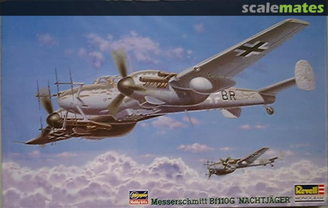 Boxart Messerschmitt Bf110G 'Nachtjager' 86141 Hasegawa/Revell Monogram