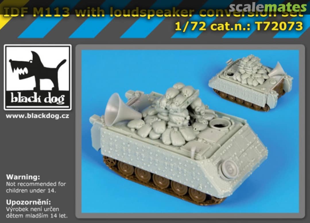 Boxart IDF M113 with Loudspeaker Conversion Set T72073 Black Dog