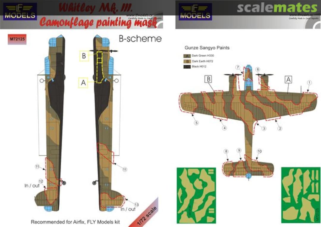 Boxart Whitley Mk.III M72125 LF Models