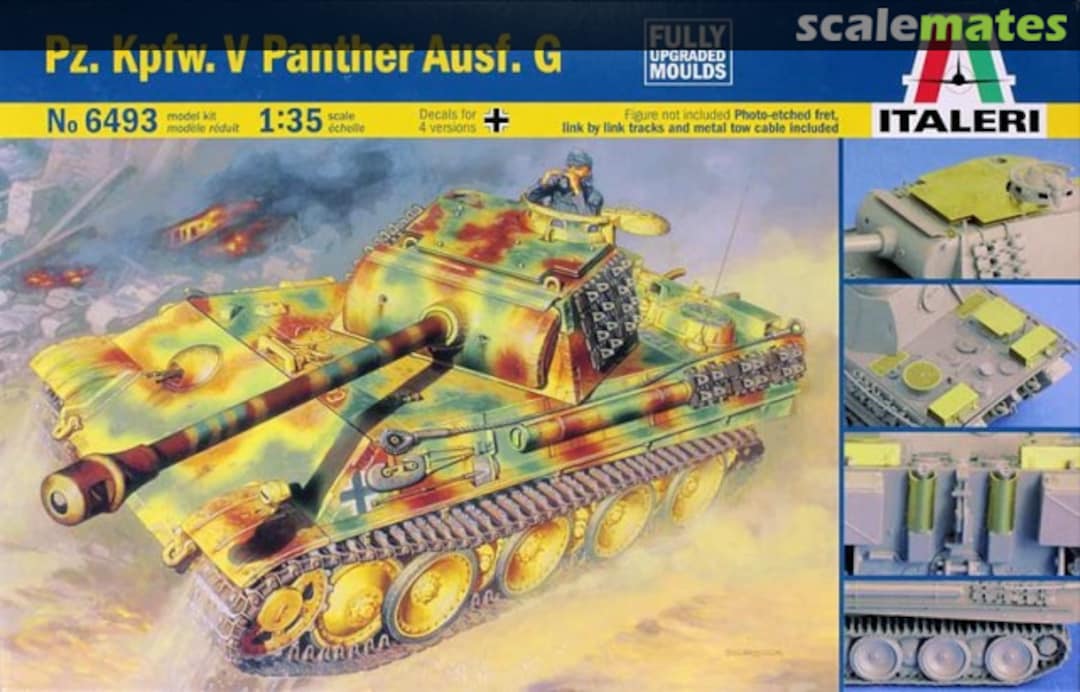 Boxart Pz.Kpfw. V Panther Ausf. G 6493 Italeri