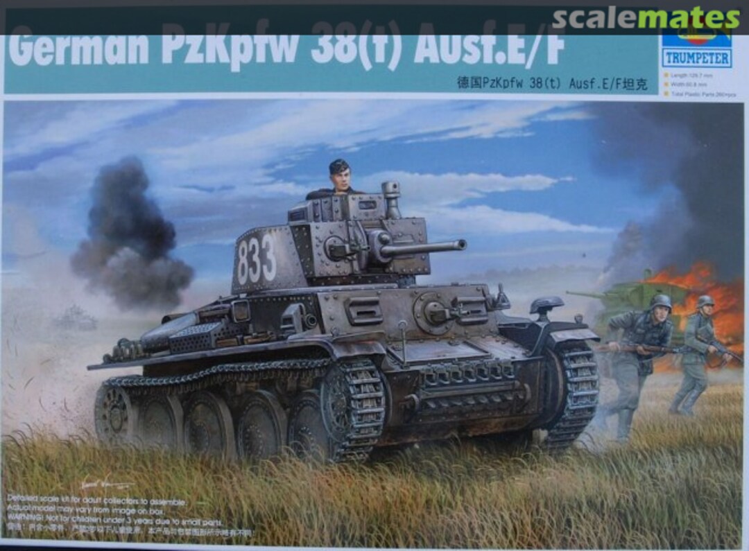 Boxart Pz.Kpfw. 38(t) Ausf. E/F 01577 Trumpeter