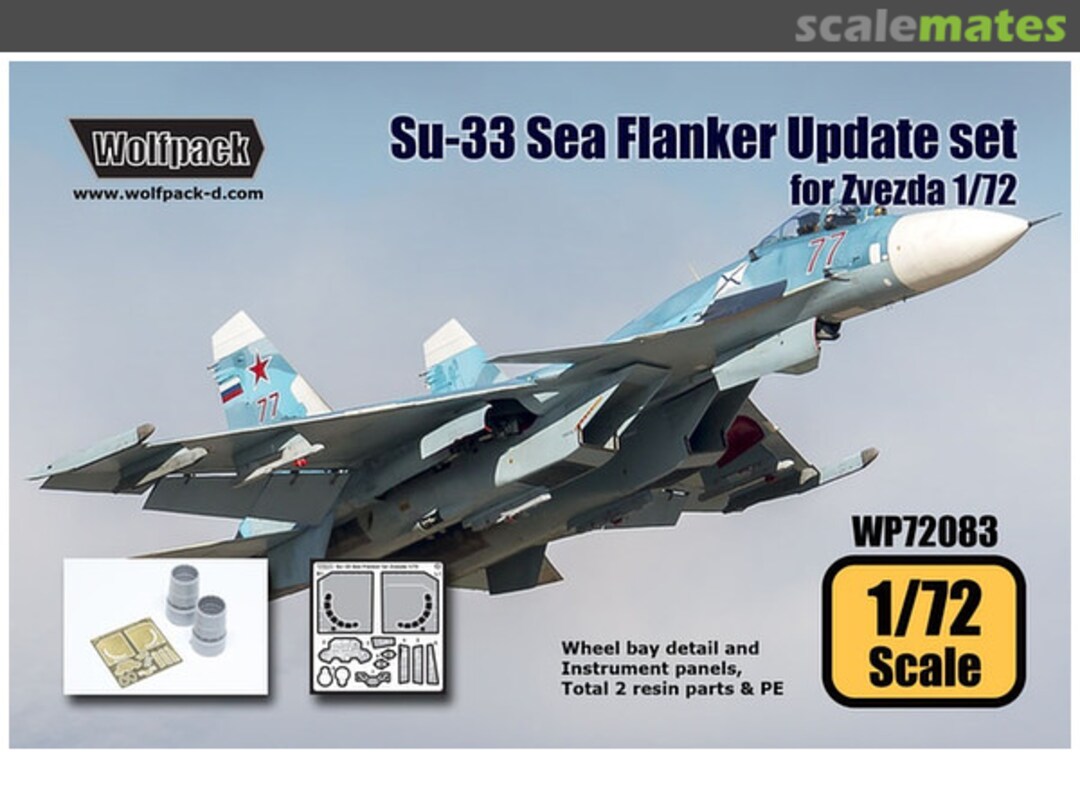 Boxart Su-33 Sea Flanker Update set WP72083 Wolfpack