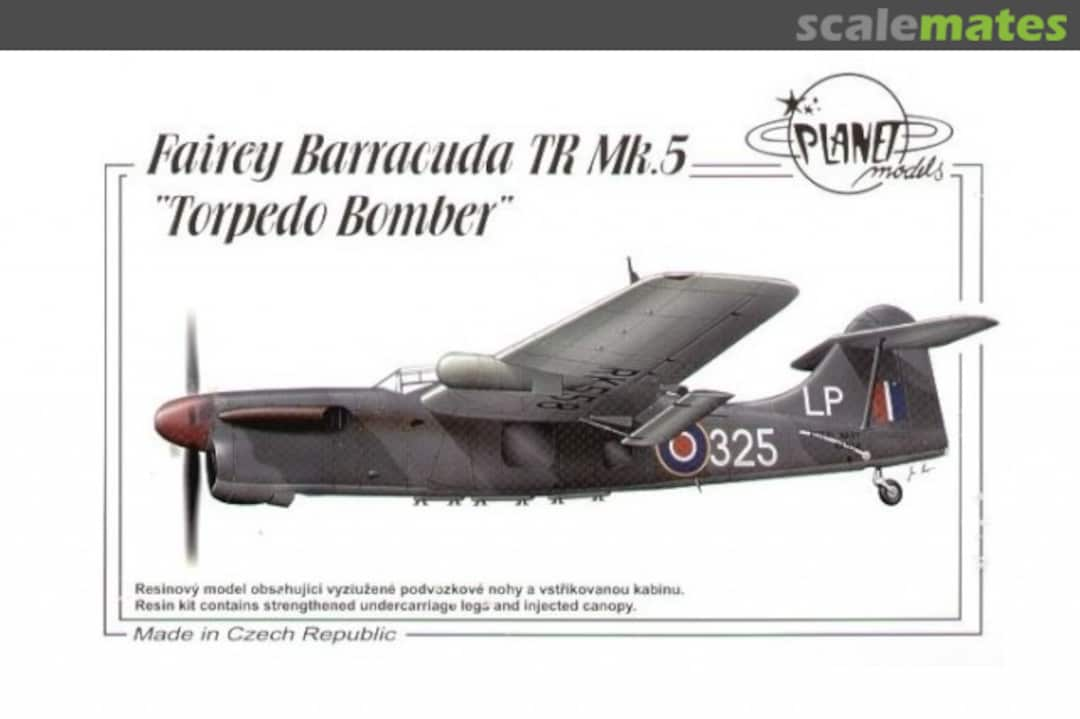 Boxart Fairey Barracuda TR Mk.5 PLT157 Planet Models