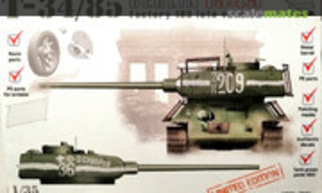 1:35 T-34/85 Berlin 1945 (Zvezda 35004)