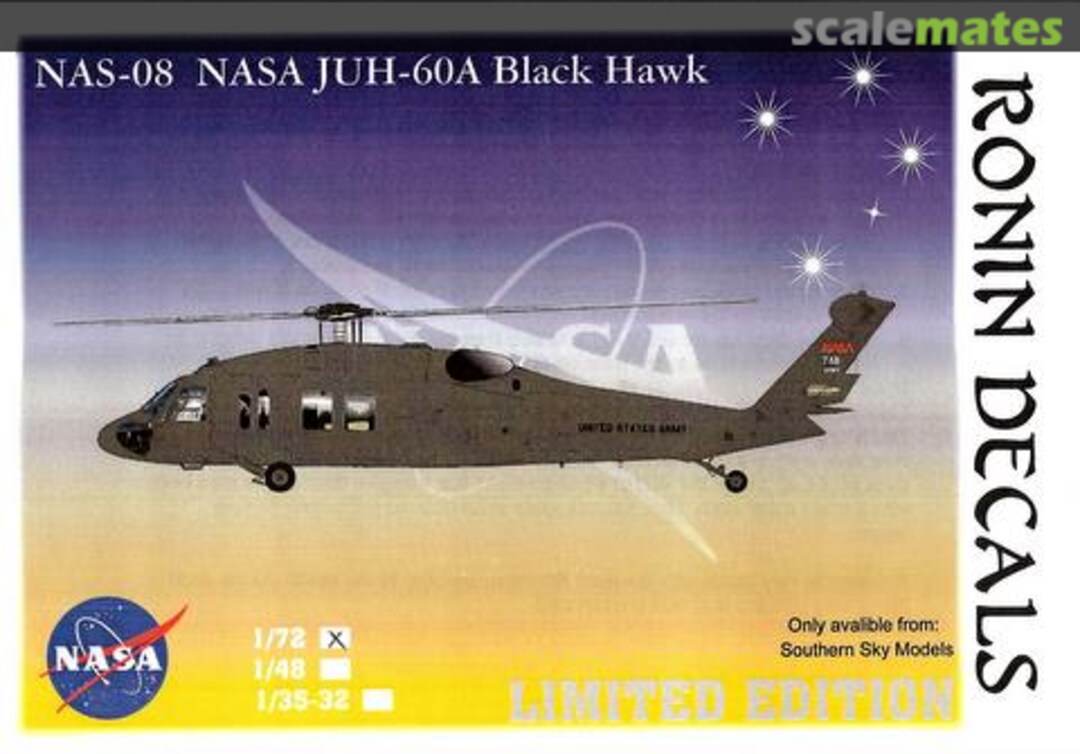 Boxart Sikorsky JUH-60A Black Hawk NAS-08 Ronin Decals