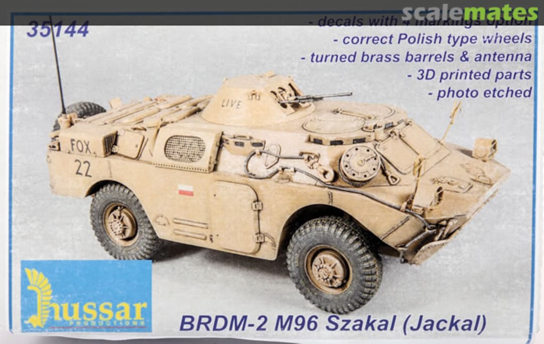 Boxart BRDM-2 M96 Szakal (Jackal) HSR35144 Hussar Productions