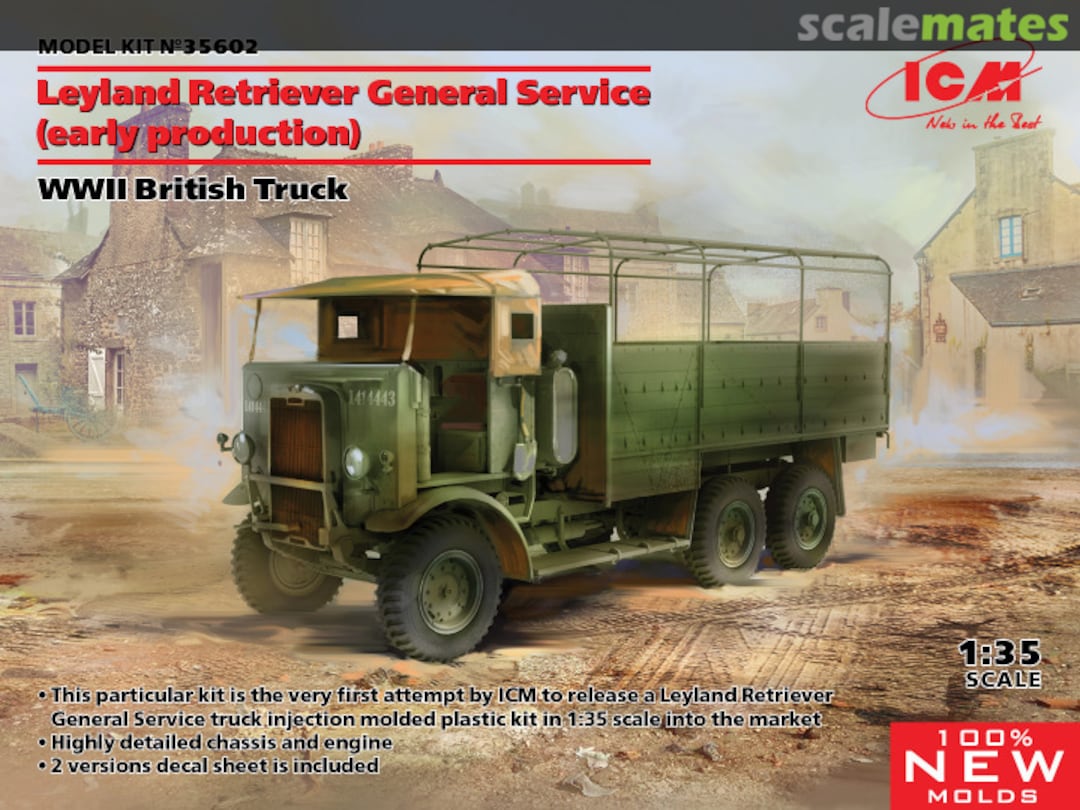 Boxart Leyland Retriever General Service (early production) 35602 ICM