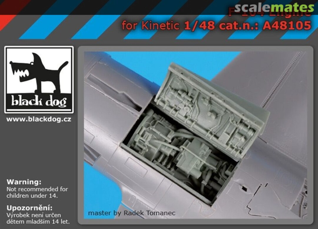 Boxart F-104 Engine A48105 Black Dog