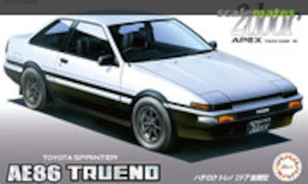 1:24 Toyota Sprinter AE86 TRUENO 2door APEX Twin Cam 16 (Late) (Fujimi 04648)