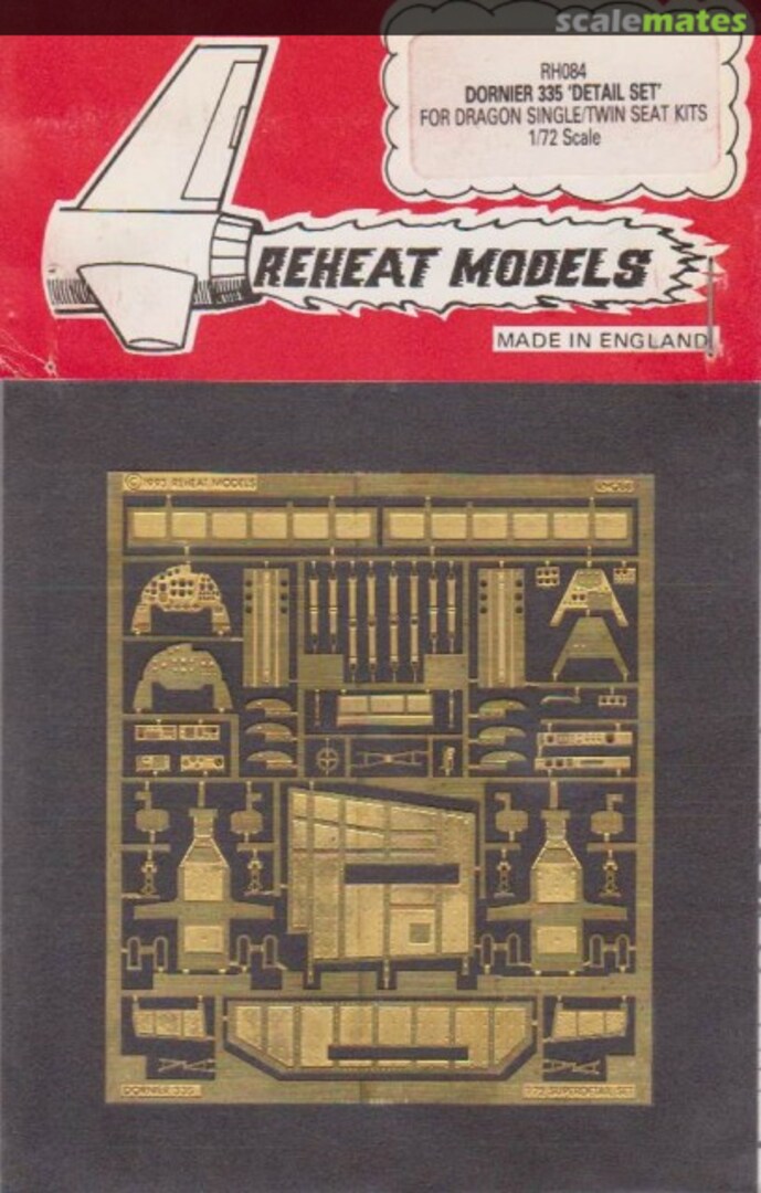 Boxart Dornier 335 'Detail Set' RH084 Reheat Models