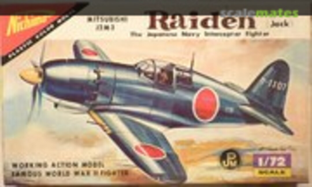 1:72 Mitsubishi J2M3 Raiden (Jack) (Nichimo S7201-100)