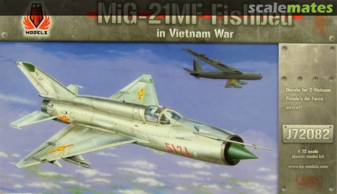 Boxart MiG-21MF Fishbed J72082 KP Models