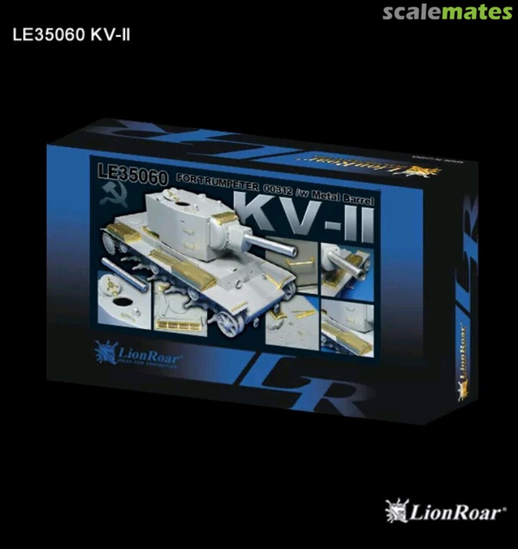 Boxart Russian KV-2 Detail Set w/Metal Barrel LE35060 Lion Roar