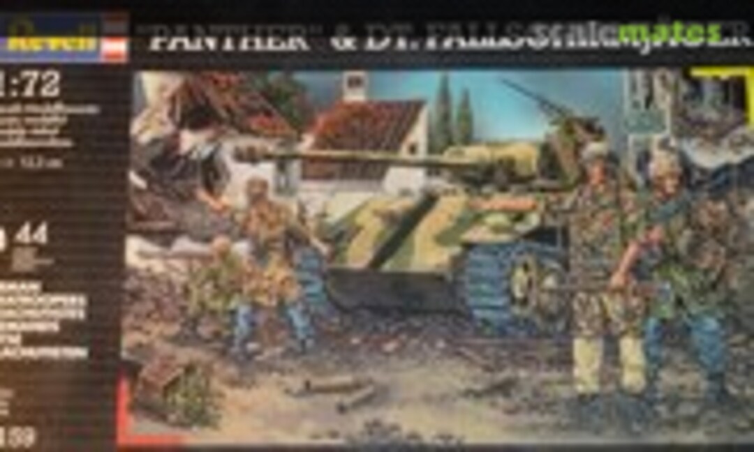 1:72 Panther &amp; Deutsche Fallschirmjäger (Revell 03159)