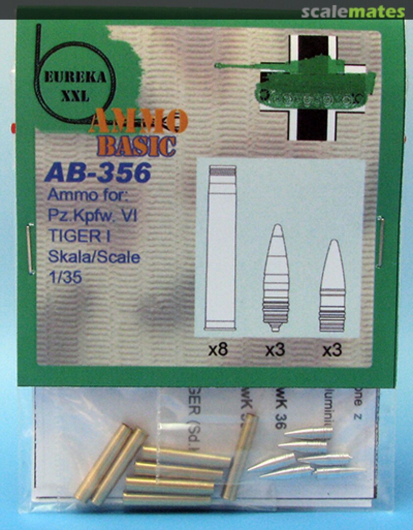 Boxart Ammo for Tiger I AB-356 Eureka XXL