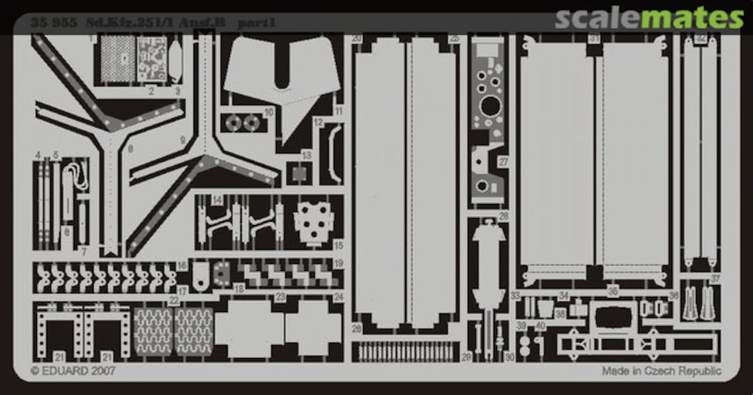 Boxart Sd.Kfz.251/1 Ausf.B 35955 Eduard