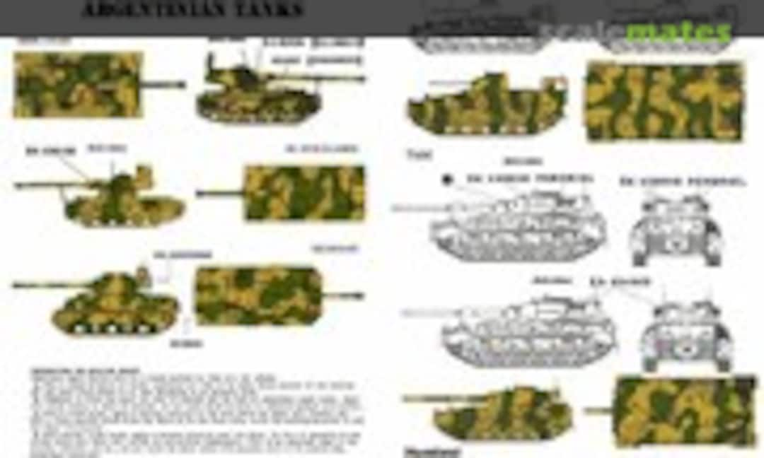 1:35 Argentinian tanks (Condor Decals 35001)