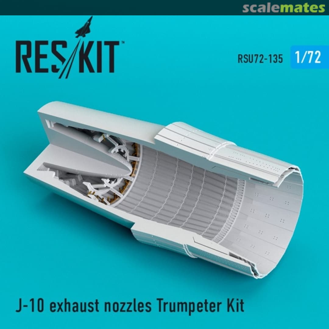 Boxart J-10 - exhaust nozzles RSU72-0135 ResKit