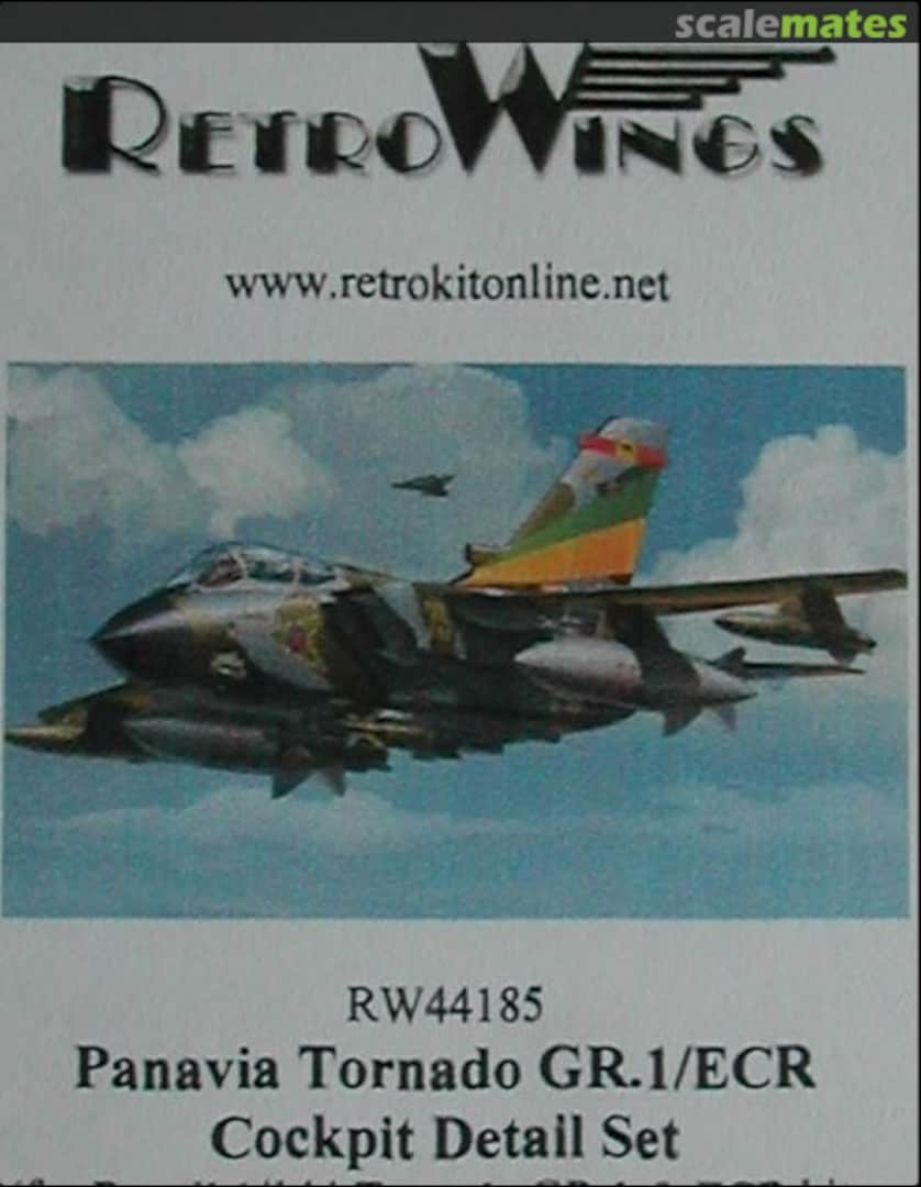 Boxart Panavia Tornado GR.1 / ECR Cockpit Detail Set RW44185 RetroWings