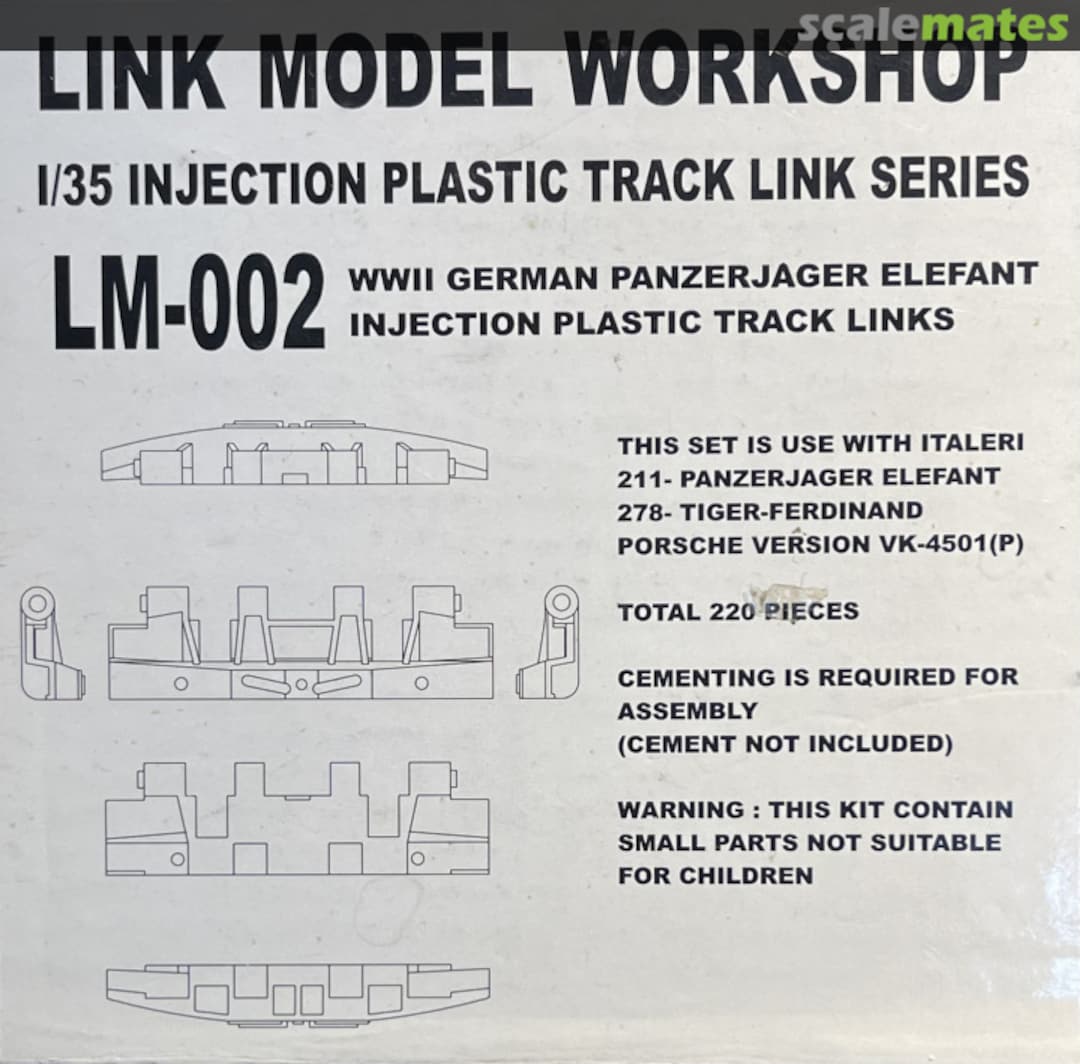 Boxart WWII German Panzerjager Elefant LM-002 Link Model Workshop