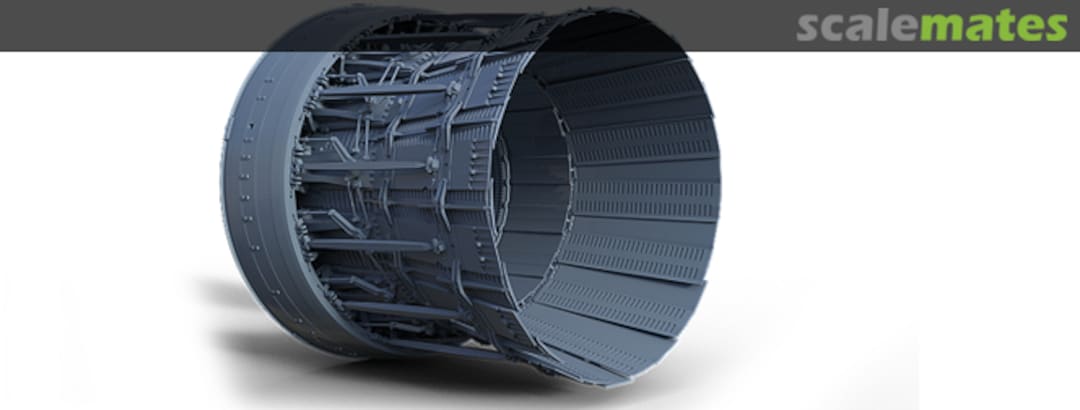 Boxart F-100 PW-229 OPEN INNER NOZZLE for F-15 ENGINE OFF 265 Tecnikit