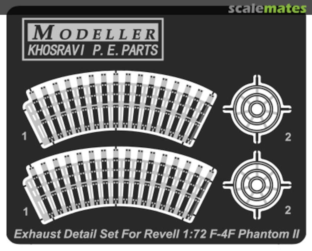 Boxart Exhaust Detail Set 072.0102F4F Modeller