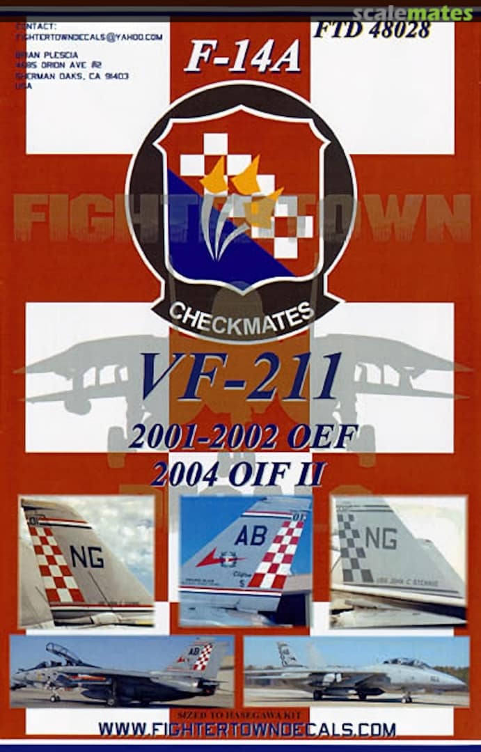 Boxart VF-211 Checkmates 48028 Fightertown Decals