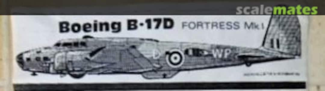 Boxart Boeing B-17D Fortress Mk.1 unknown RarePlane