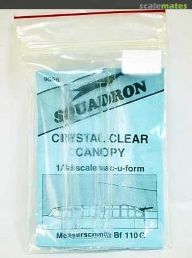 Boxart Bf-110G Crystal Clear Canopy 9566 Squadron Products