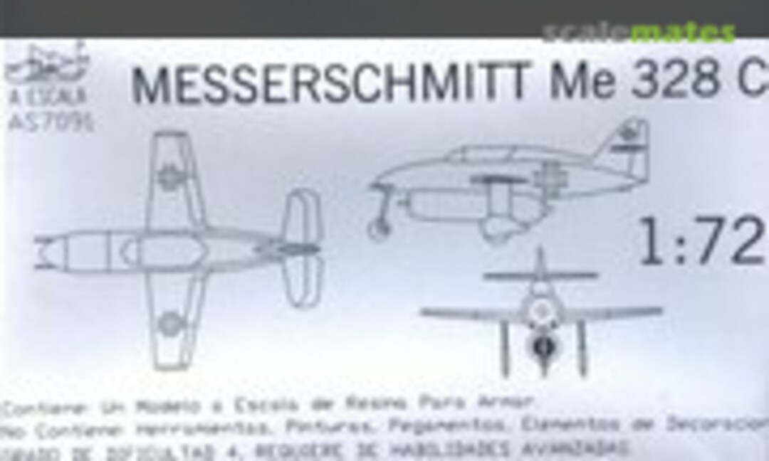 1:72 MESSERSCHMITT Me 328 C (AESCALA AS7091)