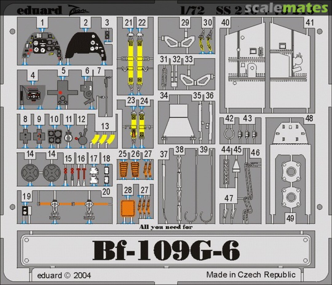 Boxart Bf 109G-6 SS210 Eduard