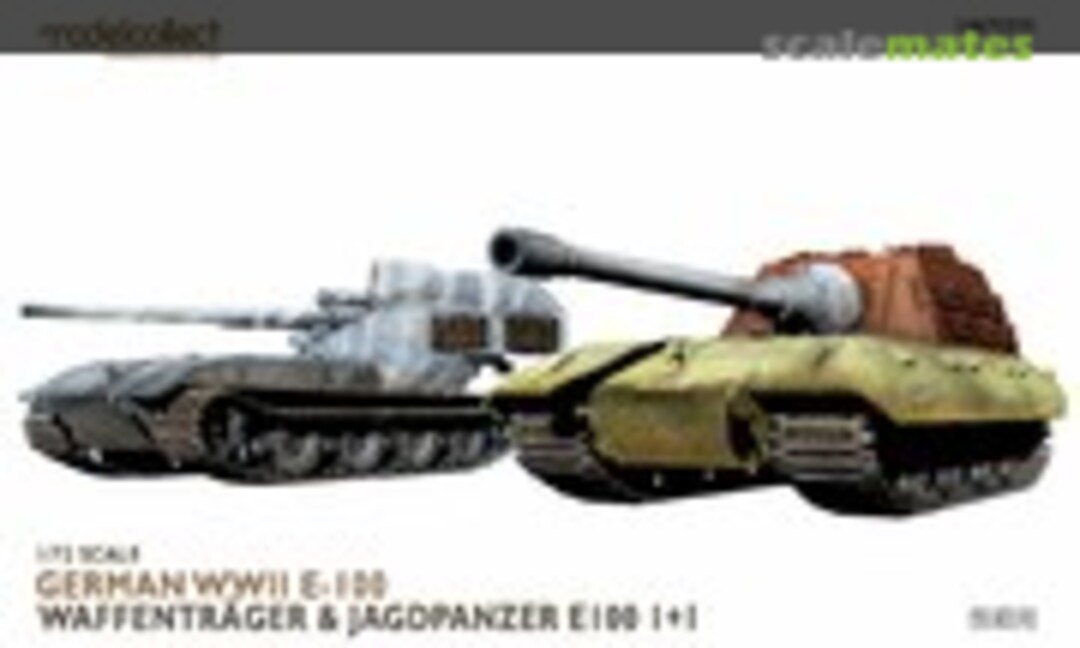 1:72 Waffenträger &amp; Jagdpanzer E100 1+1 (Modelcollect UA72332)