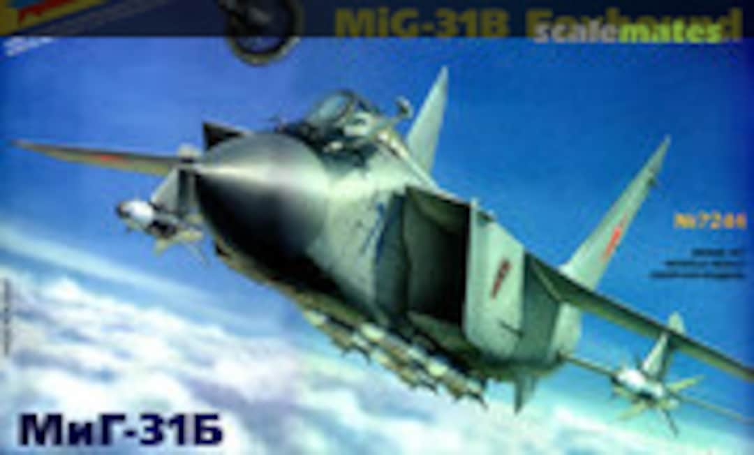 1:72 Russian long-range interceptor MIG-31B Foxhound (Zvezda 7244)