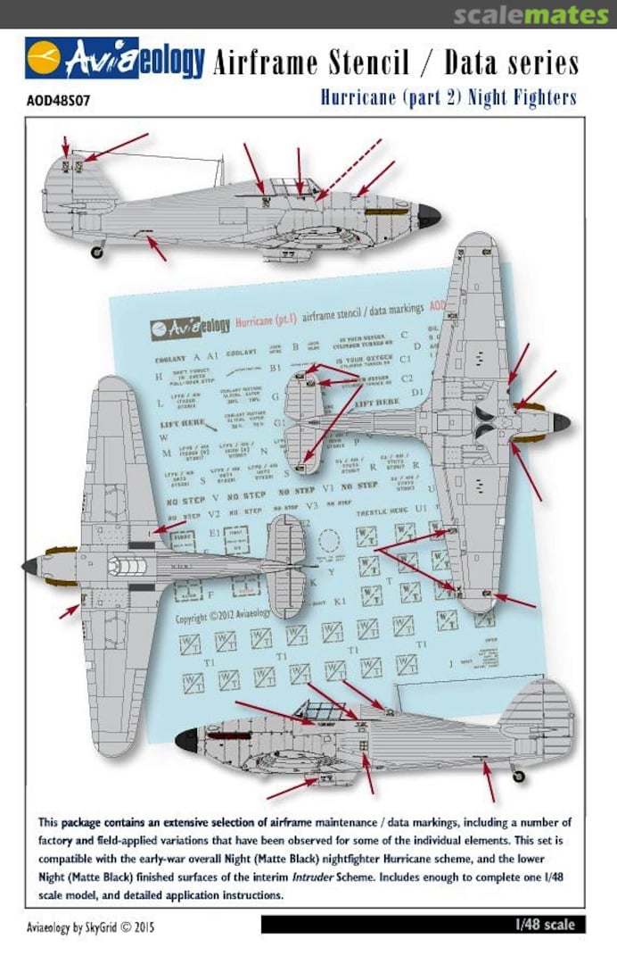 Boxart Hurricane (part 2) Night Fighters AOD48S07 Aviaeology