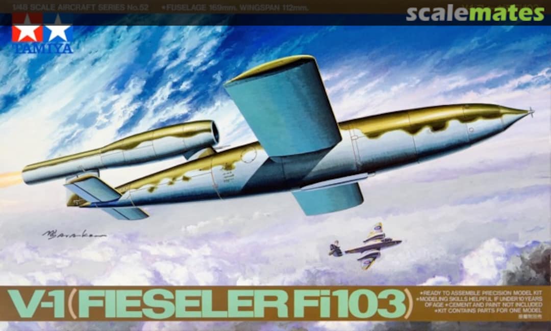 Boxart V-1 (Fieseler Fi103) 61052 Tamiya