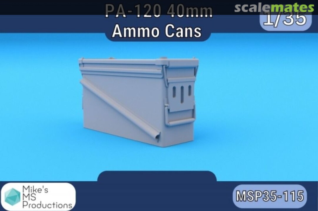 Boxart PA-120 40mm Ammo Cans MSP35-115 Mike's MS Productions