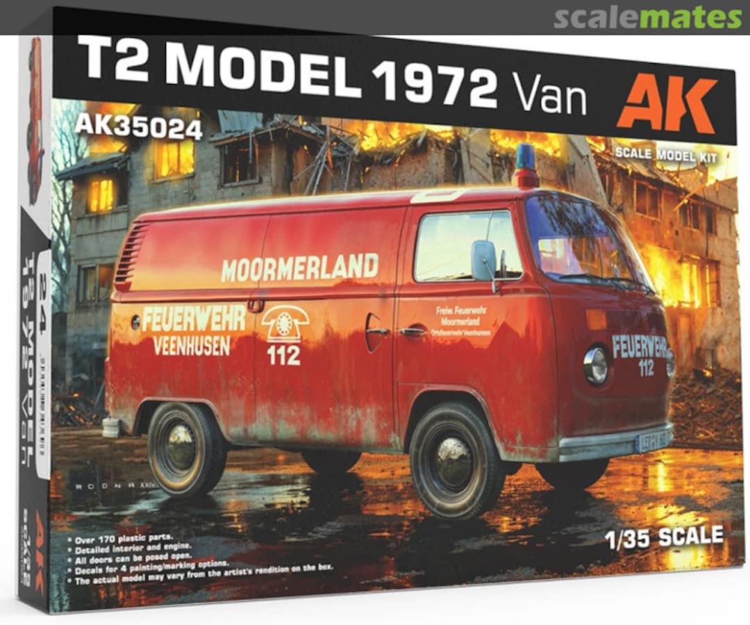 Boxart T2 Model 1972 Van AK35024 AK Interactive